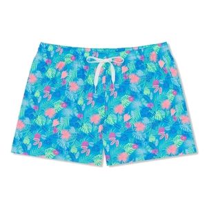 Chubbies 5.5-Inch The Wild Tropics Swim Trunks - Medium Blue